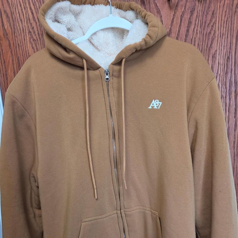 Aeropostale Men's Tan and Brown Coat